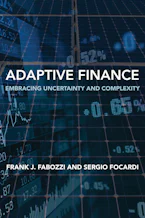 Cover of 'Adaptive Finance' by Frank J. Fabozzi and Sergio Focardi 
