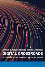 Cover of 'Digital Crossroads' by Jonathan E. Nuechterlein and Howard A. Shelanski 