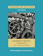Cover of 'Problems and Solutions to Accompany Larson and Hellings University Physics' by Ricardo Rodriguez and Hontas Farmer 