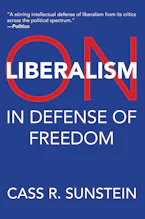 Cover of 'On Liberalism' by Cass R. Sunstein 