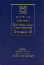 Cover of 'Advances in Neural Information Processing Systems 16' by Sebastian Thrun, Lawrence K. Saul and Bernhard Schölkopf 