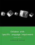 Cover of 'Children with Specific Language Impairment' by Laurence B. Leonard 