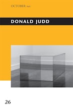 Donald Judd Donald Judd