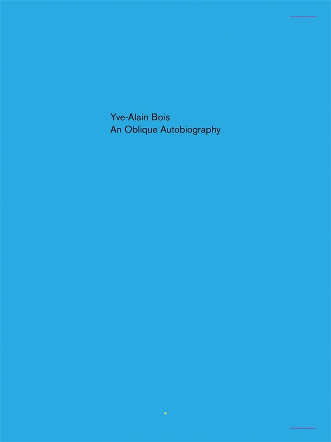 Yve-Alain Bois - MIT Press