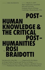 Posthuman Knowledge and the Critical Posthumanities